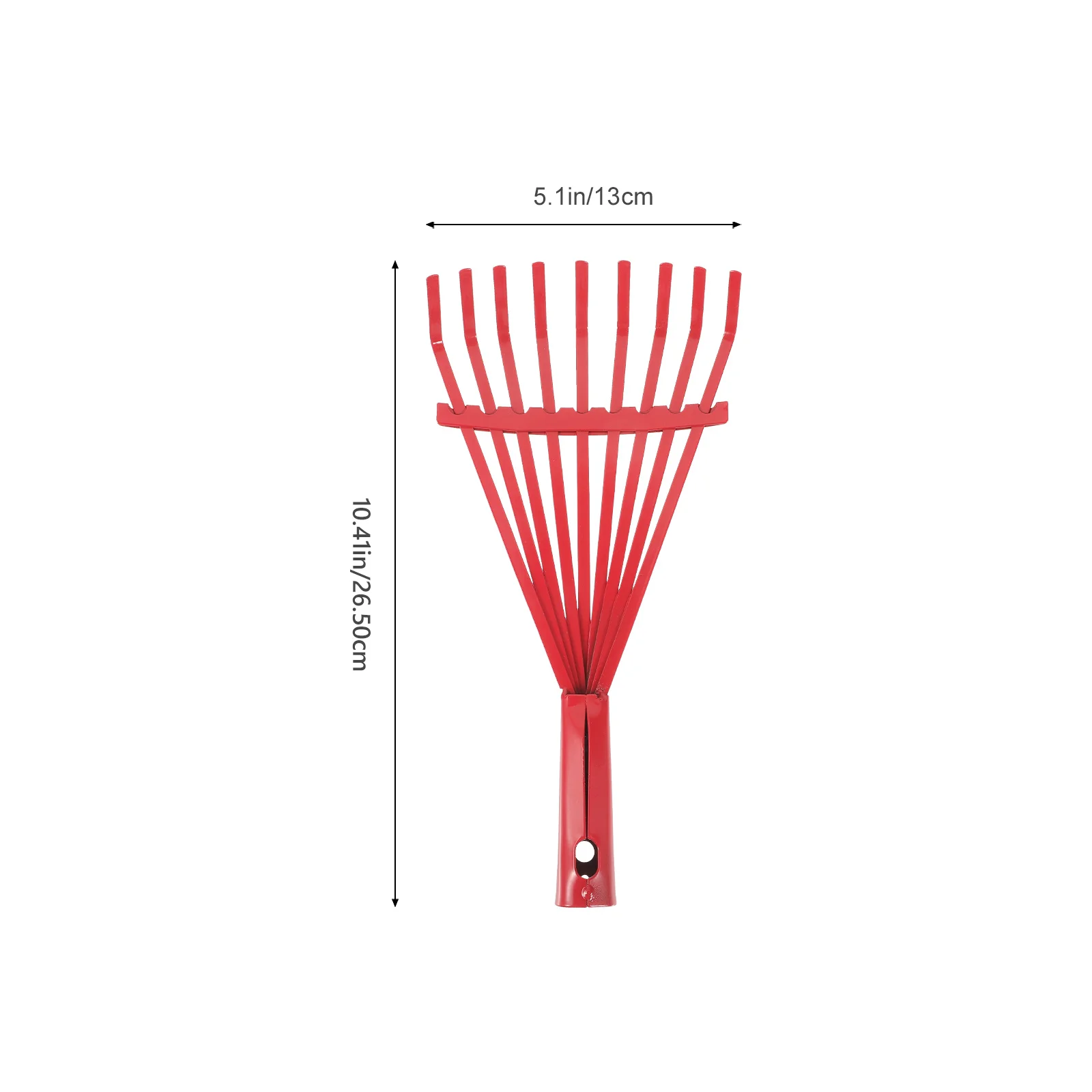 Nine Tooth Rake Garden Tools No Handle Farm Implement Loosening Soil Rake Gardening Tool Weeding Hand Tool Garden