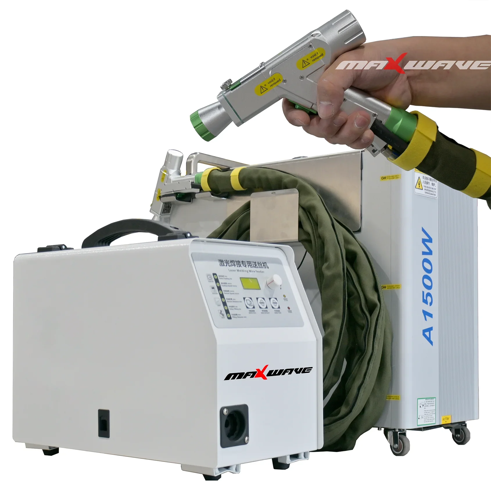 3 in 1 4mm Carbon Steel Sheet Welding 1500w 2000w Handheld Fiber Laser Welding Machine for Fence Decoration Industry 2