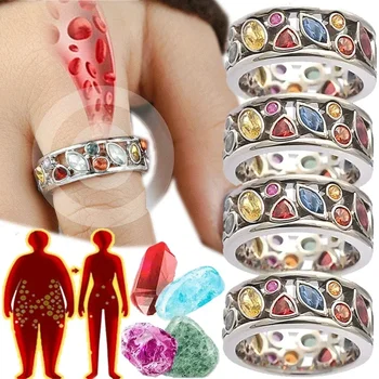Crystal Quartz Magnetic Therapy Ring 1