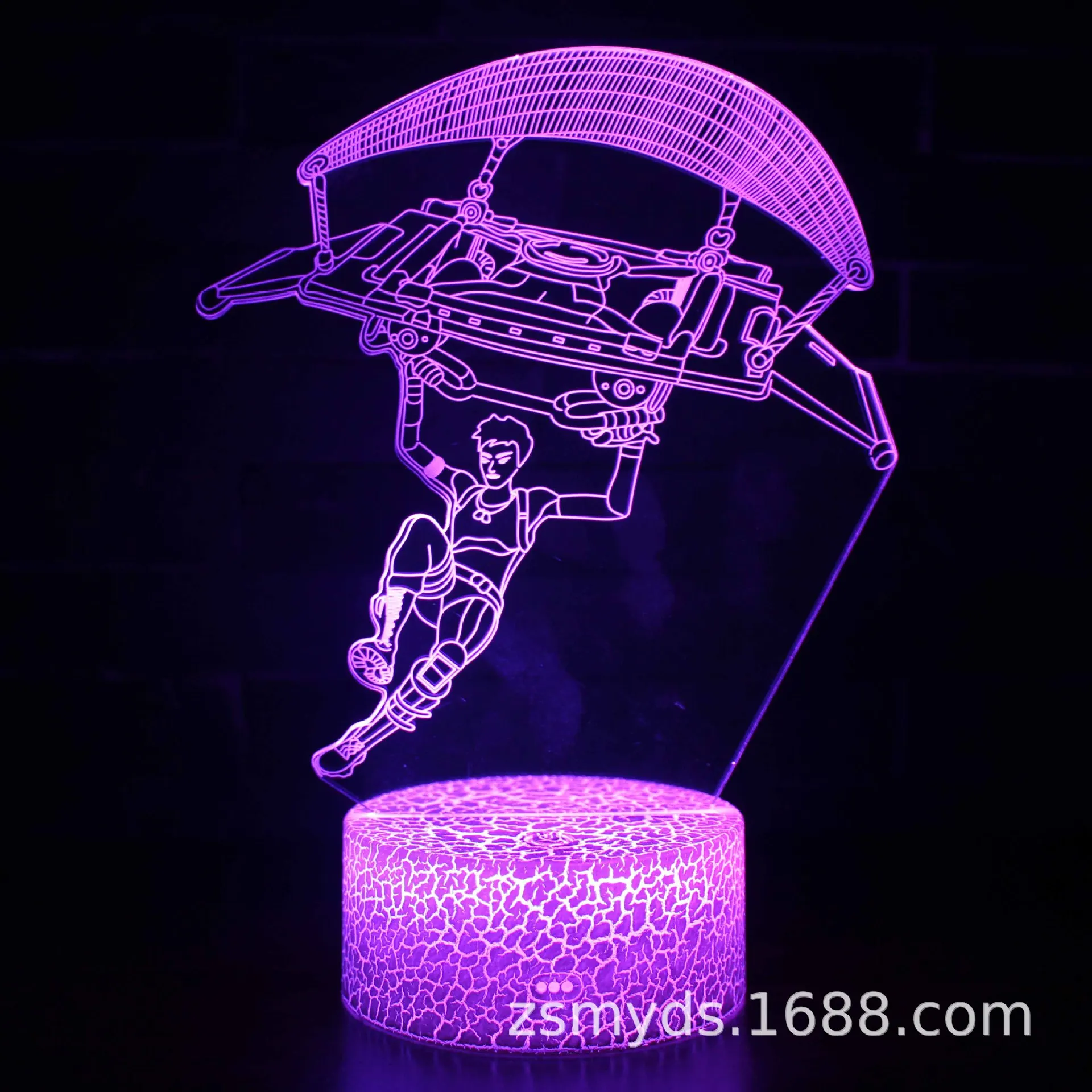 Kaufe 3D-Illusion-LED-Lampe Fortnite Pathfinder Actionfigur  Nachtlichtschutz für Kinder Präsentieren Sie APEX-Spielzeug für Gamer