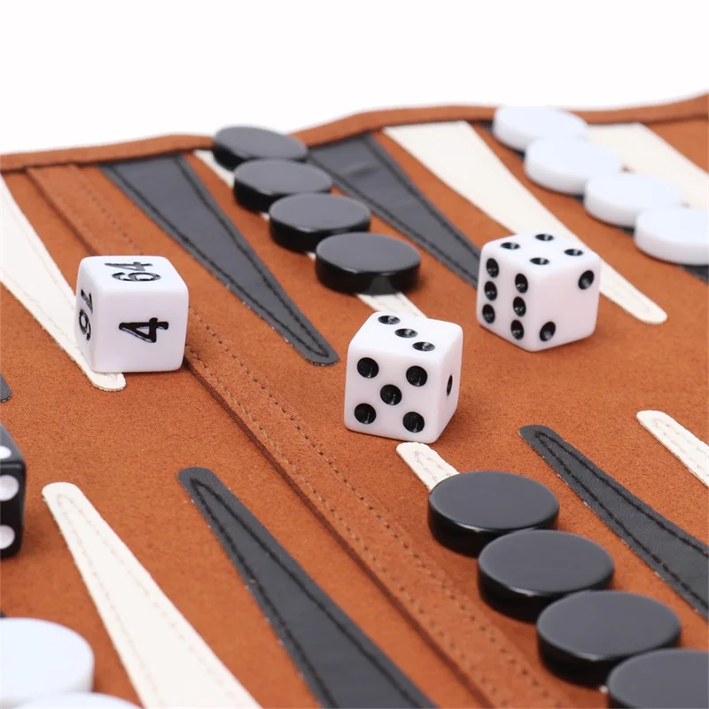 Backgammon Board Game Portable Backgammon Sets For Adults Travel Games Adult Roll Design Children's Puzzle Game Board Strategy board game