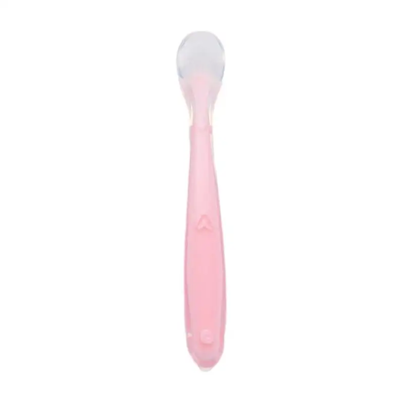 

Silicone Spoons Soft-Tip Easy On Gums Baby Feeder Dishwasher Safe Baby Child Spoon Boil-Proof Toddler Self Feeding Utensils