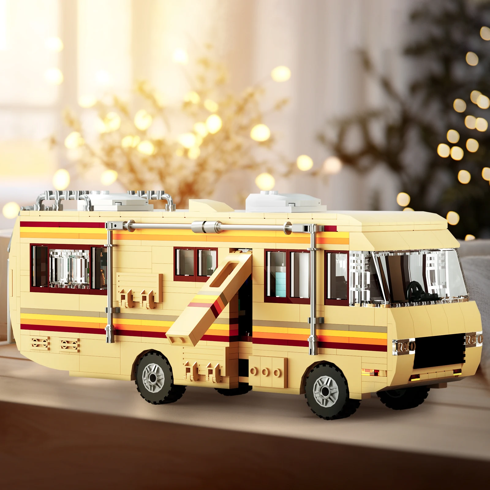MOC New Breaking Bad Cooking Lab RV Car Building Blocks Walter White Van Vehicle DIY Bricks Assembly Toys Children Birthday Gift building block toys,magnetic building blocks,building block toy,building block kits