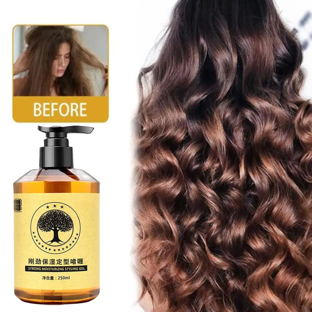 

Pump-Hair Shape Gel Moroccan Moisturizing Volumizing Shape Gel Long-Lasting Hair Hair Pump-Hair Products Gel Efficient I3N0