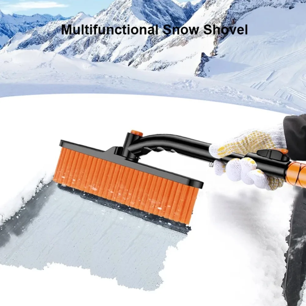 Ice Scrapers For Car Windshield Detachable Scalable Portable Snow Brush Ice Scraper Windshield Snow Brush Car Wash Accessories