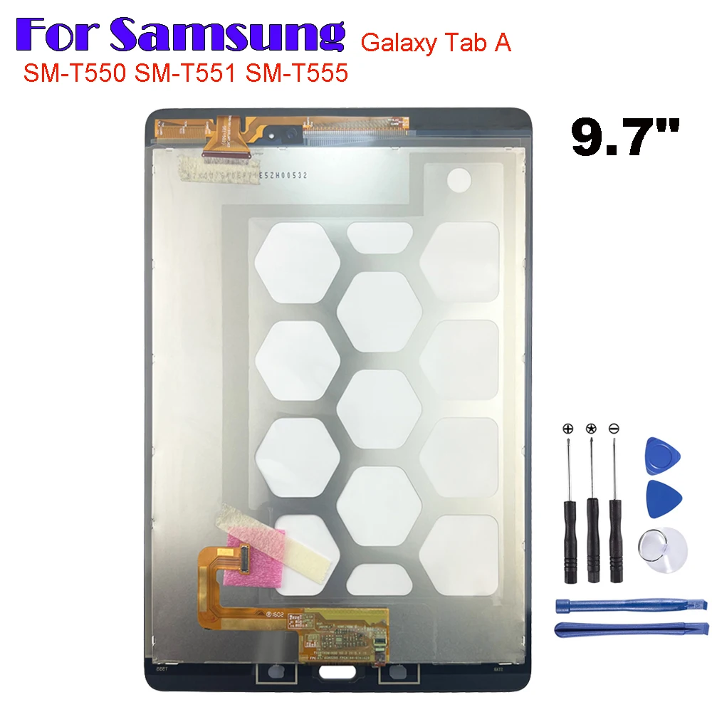 Test Per Samsung Tab A 9.7 Sm-T550 Sm-T555 T550 T551 T555 Display Lcd Touch Screen Digitizer Assembly