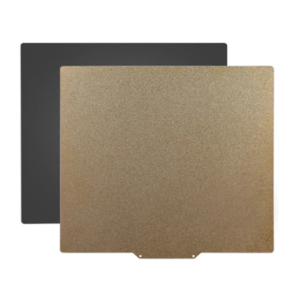 

HzdaDeve 240x220mm PEI Textured Double-Sided Spring Steel Plate Golden And Black For Anycubl Mega I3 S Pro 3D Printer Accessorie