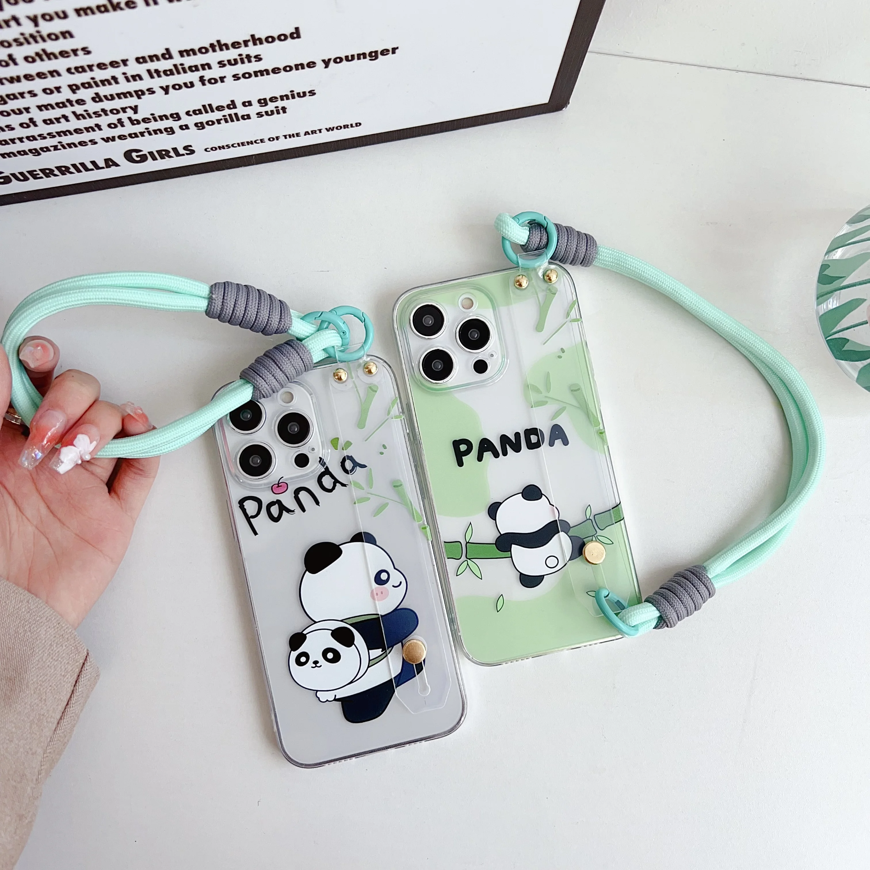 Lazy Panda Case with Wrist Strap for OnePlus - Elegant Protection