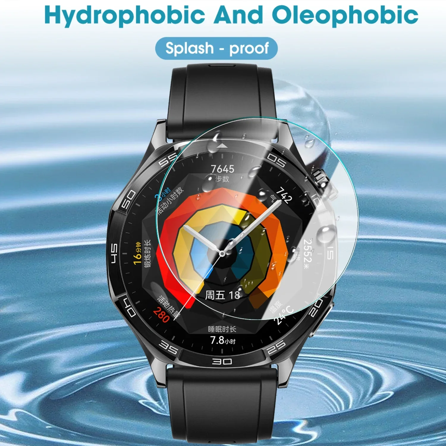 Premium Tempered Glass Screen Protectors for 41mm & 46mm Smartwatches – Quick Installation