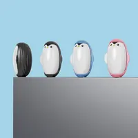Penguin Shape Lint Roller Reusable Portable Mini Lint Roller Small Lint Remover Roller Suitable for Pet Hair Clothing Cleaning 2