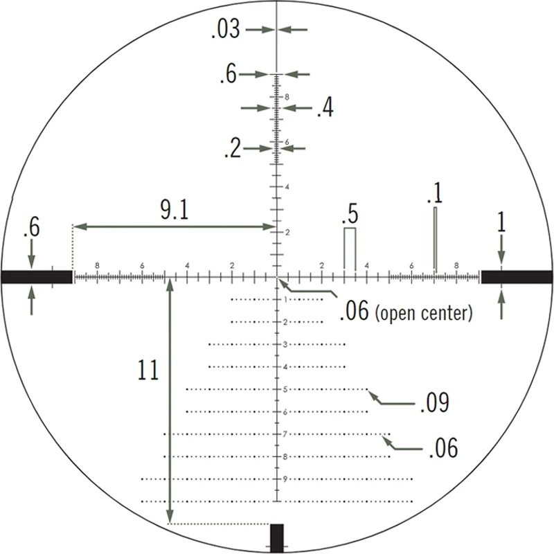 Original V*RT*X Optics D**M*NDB*CK Tactical 6-24X50 First Focal Plane(FFP) Riflescopes EBR-2C(MRAD) Reticle 30mm Tube Scope