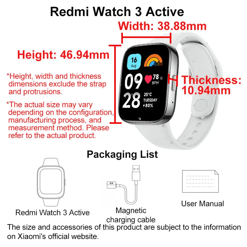 Watch Active Xiaomi Mi Watch Rispondere Alle Chiamate Xiaomi Redmi