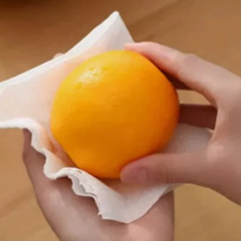 논스틱 기름때 강력 흡수 게으른 사람들을 위한 일회용 먼지 제거 천 습식 건식 겸용 주방 청소용 키친타월