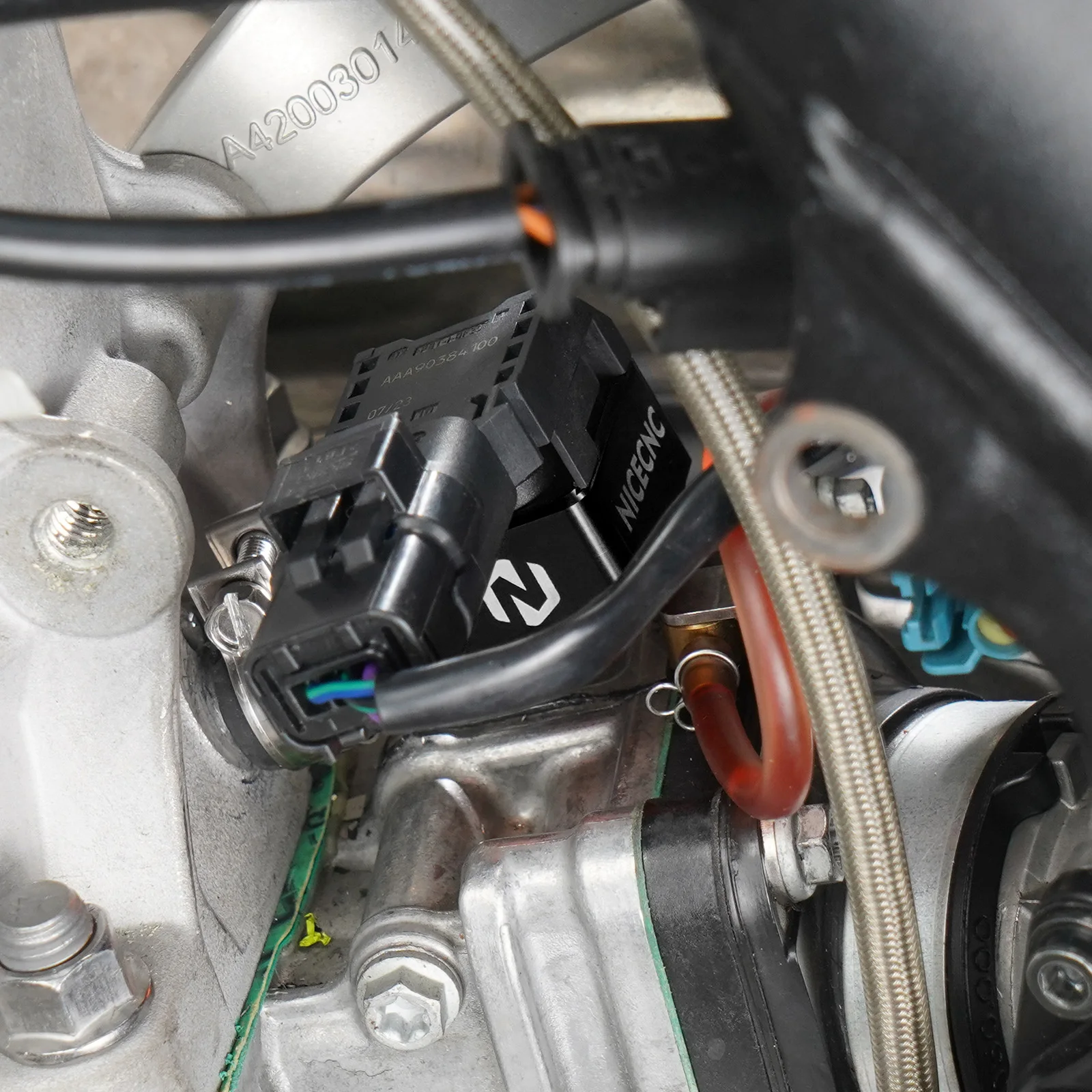 Für 2026 2025 2024 GasGas EC300 EC250 EC125 MC 125 250 300 EX300 TBI Kurbelgehäuse Drucksensor Modifizierte Halterung Halter – Detail 14