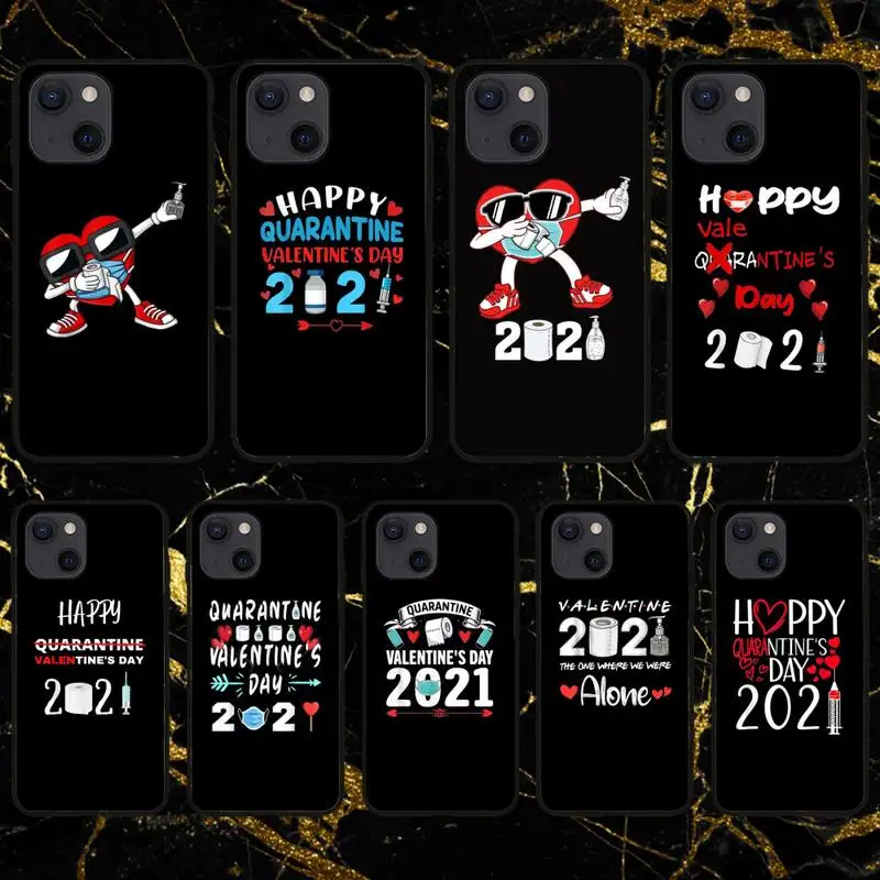 Чехол для iPhone 11 12 Mini 13 Pro XS Max X 8 7 6s Plus 5 SE XR с карантинным покрытием и надписью Happy