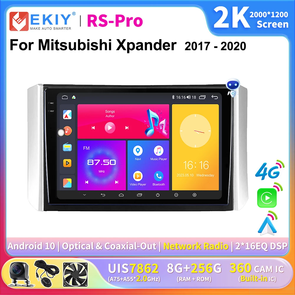 EKIY2KScreenAndroidCarStereoForMitsubishiXpander20172020