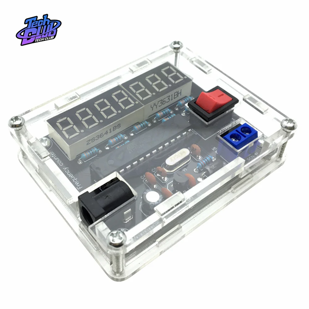 0.45HZ-10MHZ Frequency Meter Frequency Counter AVR with Shell Counter Cymometer Measurement Electrical Tool frequency counter tester frequency meter