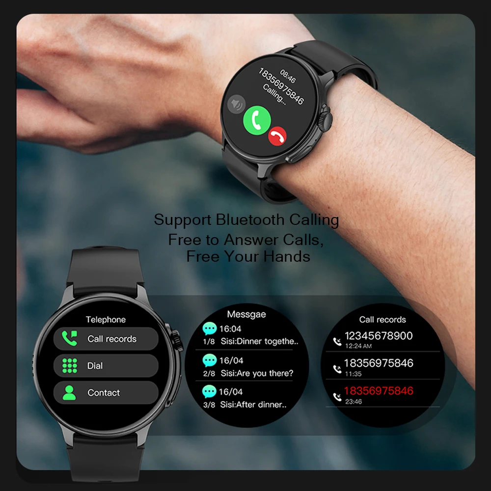  GPS  Ʈ ġ, AMOLED ÷, ɹڼ ƮϽ ġ,  ȭ,  Ʈġ, 1.43 ġ, 2024 ǰ