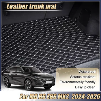 Tappetini in Pelle per Bagagliaio Auto MG HS 2025 EHS MK2 2024~2026, Protezione Impermeabile Antisporcamento, Accessori Interni Auto