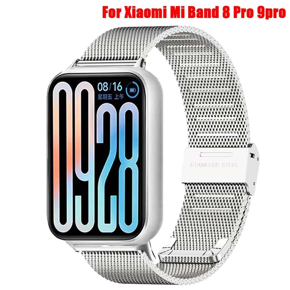 Elegant Milanese Mesh Metal Bracelet Strap - Premium Stainless Steel Design