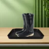 3pcs Shoe Tray Waterproof Nonslip Multipurpose Black Low Profile Thin Drip Tray Outdoor Mat Plastic Boot Large Trays 6