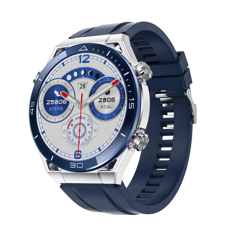 

2023 New Smart Watch Men 1.5inch HD Large Screen Compass Bluetooth Call Health Monitoring Stainless Steel Smartwatch