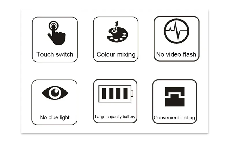 Description Picture 3 of itemWth Fan Table Lamps Rechargeabl Led Clock Dispaly Reading Table Lights Bedhead Living Room Decoration Touch Lighting Fixtures