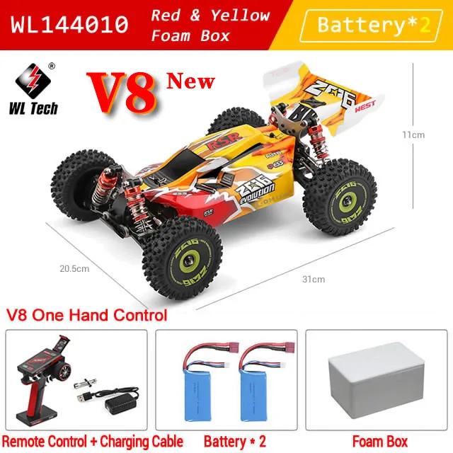 売切セールWltoys 144010 75km/h ブラシレスモーターキャンプ