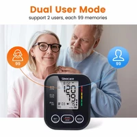 Sinocare Upper Arm Automatic Blood Pressure Monitor Portable Digital BP Sphygmomanometer Pressure Meter Tonometer 2