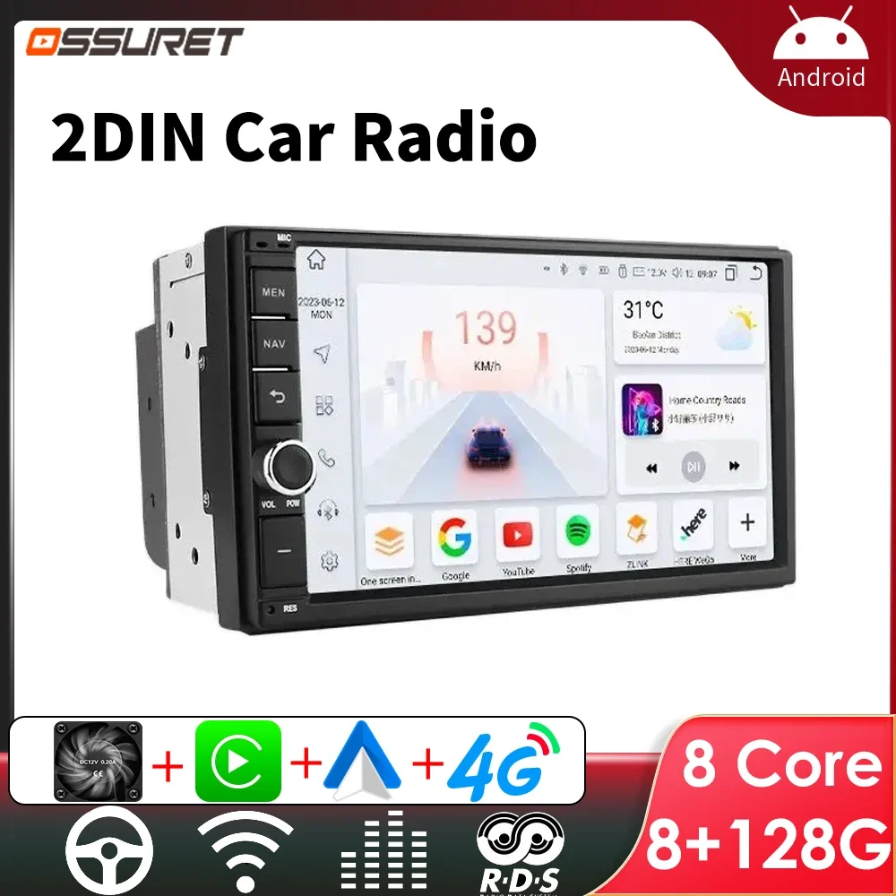 7862 2din Android Car Multimedia Radio Universal Player Car Radio