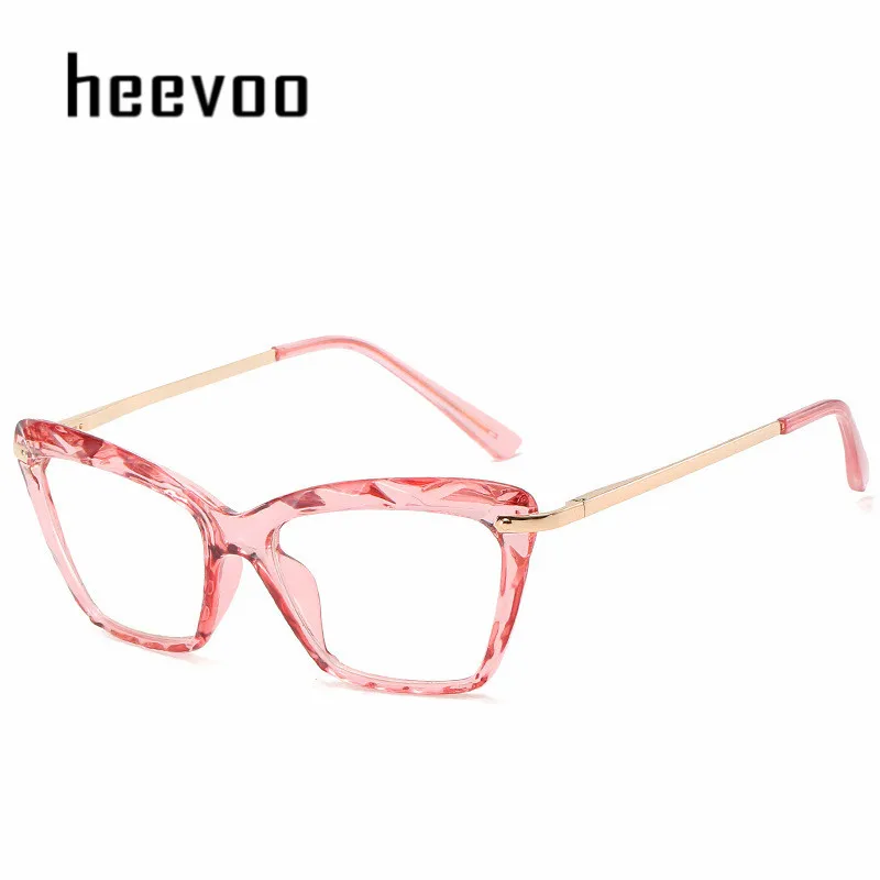 Occhiali Cat Eye Oversize Retrò SPEXX | Montatura Trasparente Con Fiori Oro/rosa | UV400