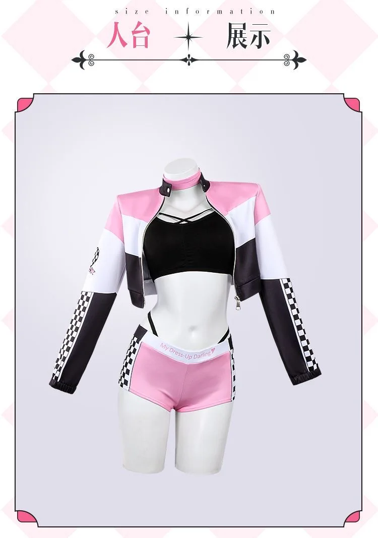 My Dress Up Darling Marin Kitagawa Race Suit Cosplay Costume