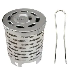 Outdoor Stainless Steel Infrared Heating and Baking Stove (Silver top cover)