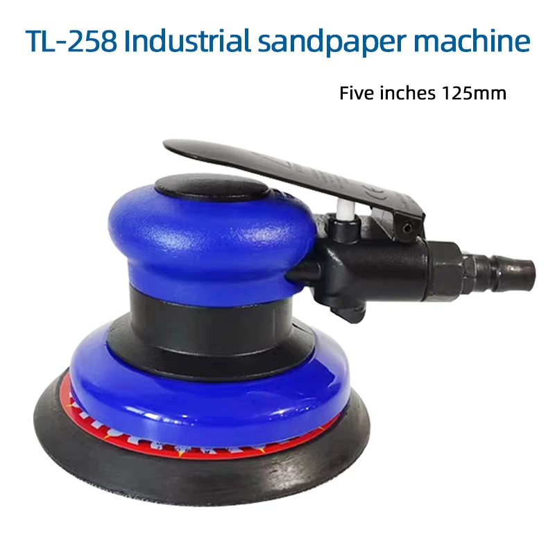 Five Inch Pneumatic Sandpaper Grinder Polishing Machine Polishing Machine Industrial Grade Pneumatic Sandpaper Machine new original higgstec 15 6 inch five 5 wire resistive touch screen temperature t156s 5rbb01x 0a18r0 200fh touch screen