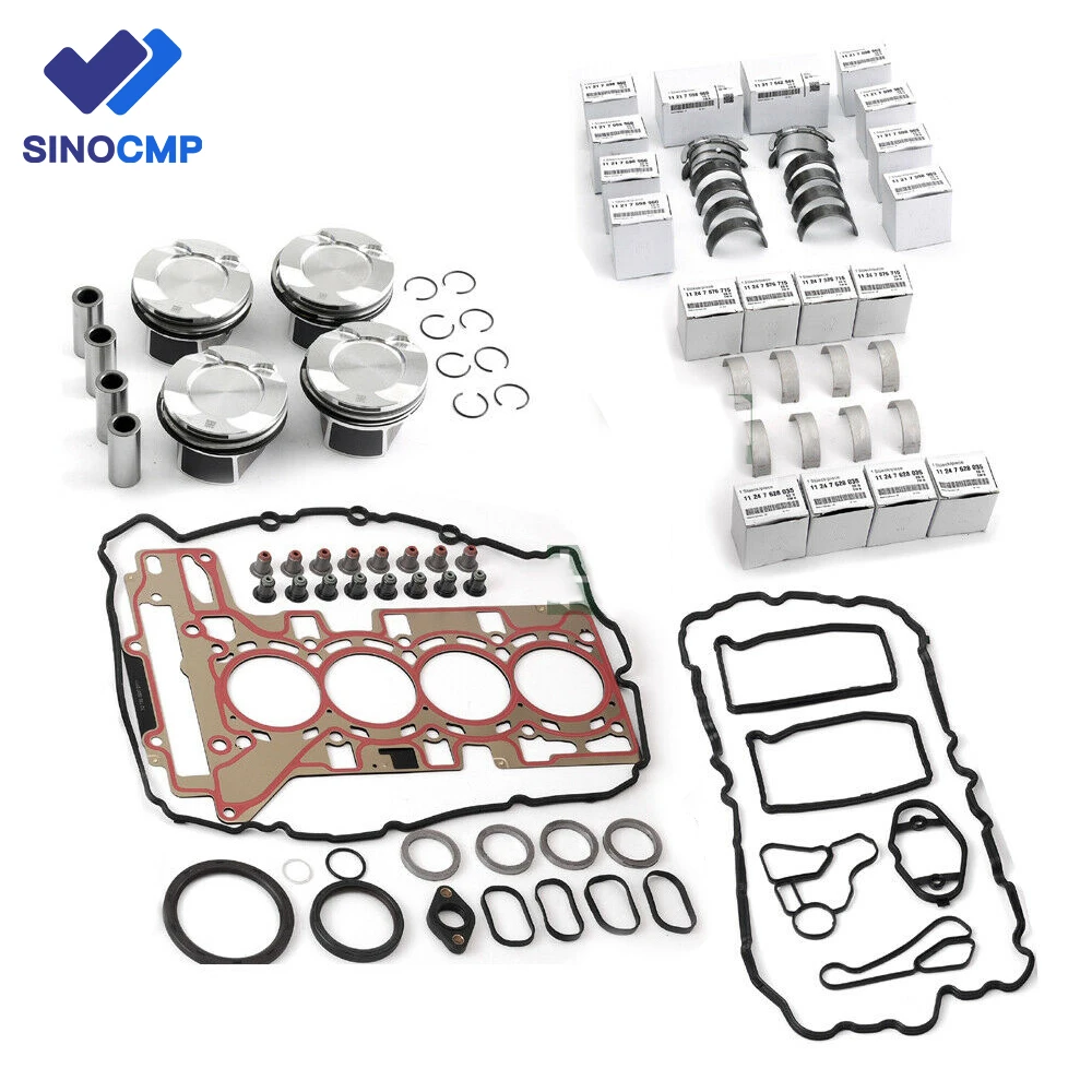 N46b20 Engine Rebuild Overhaul Gaskets Kit Bore Φ84.00mm For Bmw E46 ...