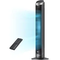 Tower Fans for Bedroom, 90° Oscillating Fans for indoors, 4 Modes 5 Speeds Max 26ft/s, 12H Timer, LED Display with Touch, 1