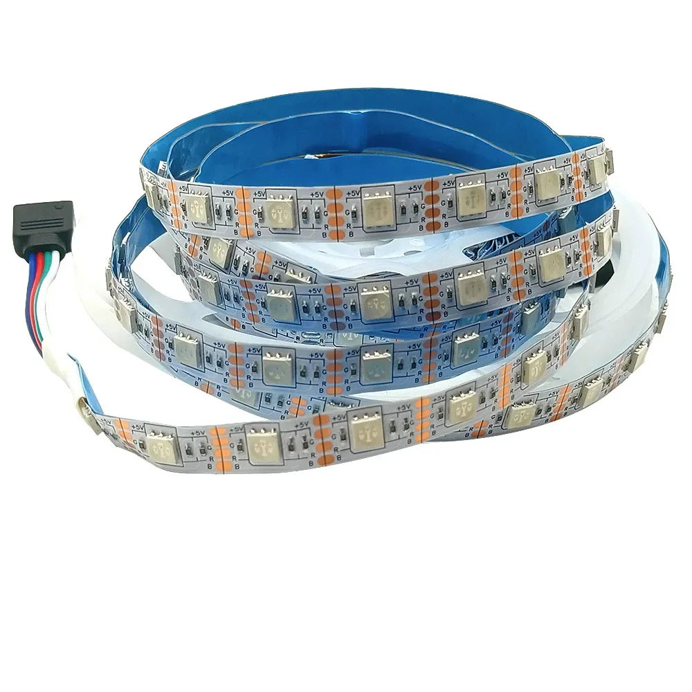 Description Picture 5 of item8MM Width DC 5V LED Strip 2835 60LEDs/m 1 LED Per Cut Flexible Tape IP20 No Waterproof Warm Natural Cool White 5M