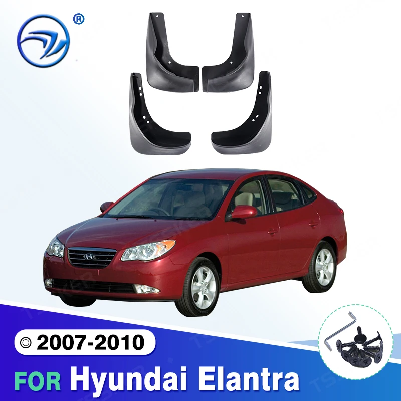 4PCSCarWheelRearMudguardsForHyundaiElantraHD200720082009