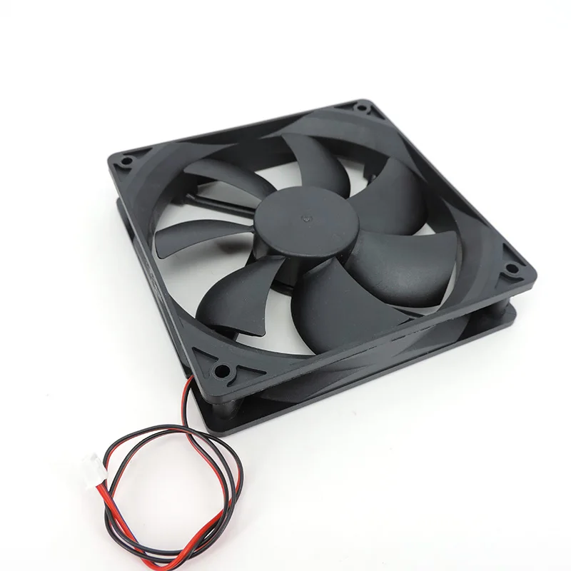 120mm 12cm 12025 DC Fan 5V 12V 24v 120mm*120mm*25mm Brushless Cooling Fan oil-containing 2PIN PC Computer Case Cooler 12cm 0.1A cooling fan gaming cooling fan