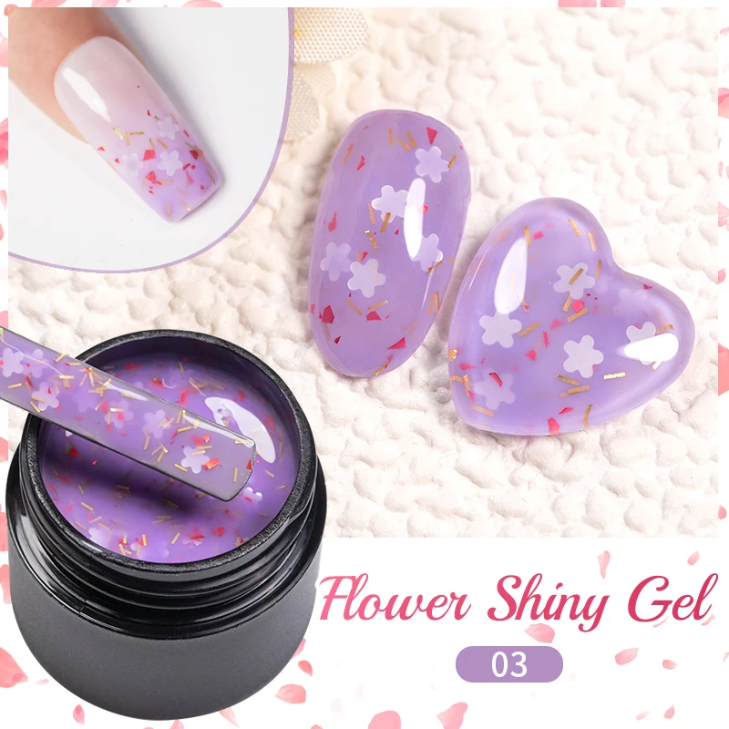 Flower shiny gel 03