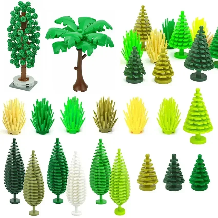 Plant Accessories Brick Set: Greenery for Military and City Buildings