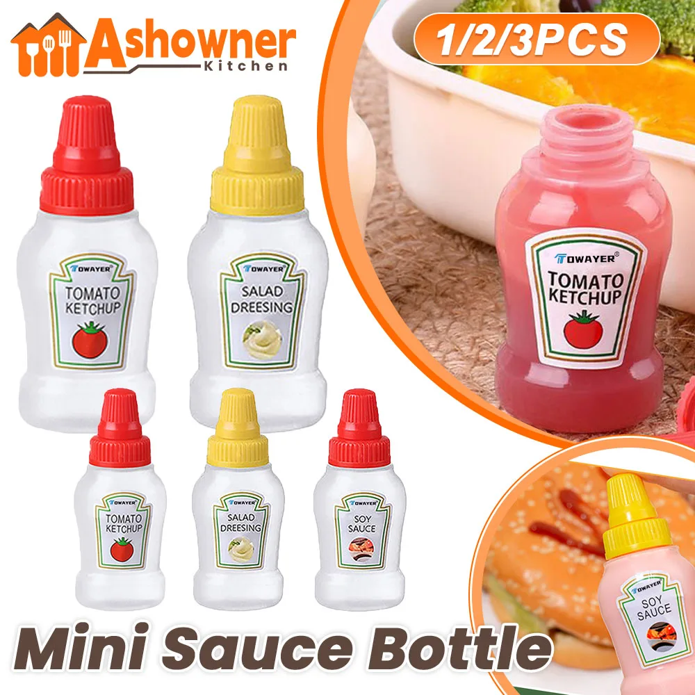 Bouteille Ketchup Mini tomate 25ML, bouteille de distribution de