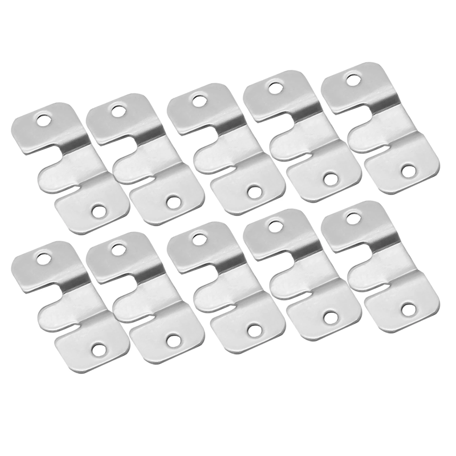 10pcs Stainless Steel Photo Frame Hook Picture Hangers 43*19mm 53*30mm Wall Picture Frame Hanger Display Hook