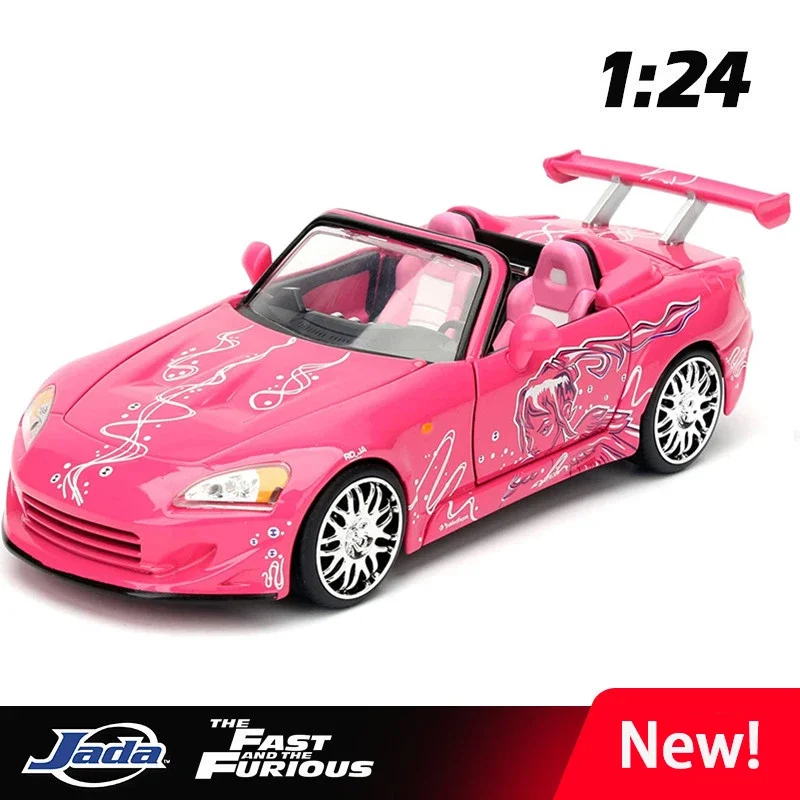 Jada 1:24 Honda S2000 Supercar Alloy Car Model Diecast Toy Vehicle High Simitation Cars Toys Kids Gifts Collection 2
