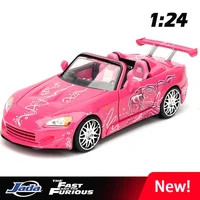 Jada 1:24 Honda S2000 Supercar Alloy Car Model Diecast Toy Vehicle High Simitation Cars Toys Kids Gifts Collection 2