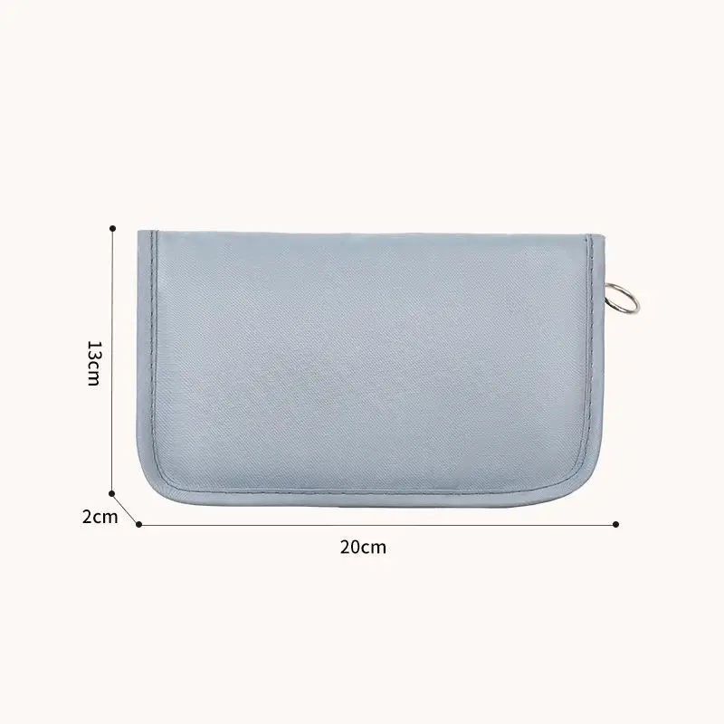 Compact Foldable Medical Pouch with Zipper – Travel Storage Bag & First Aid Organizer