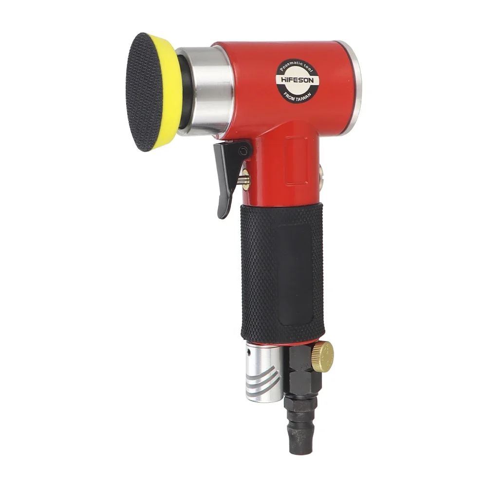 Eccentric 90&deg; Sander Polishing Grinder Machine Air Tools Pneumatic Powered Polisher Set For Car Metal Wood Polishing