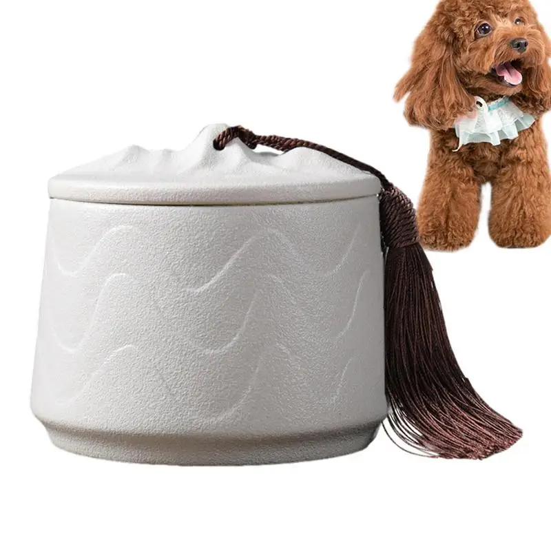 

Pet Urn Memorial Small Animals Pet Ashes Urn Cremation Ashes Ceramic Urn Small Keepsake Funeral Casket Pet Memoria Urne Keepsake