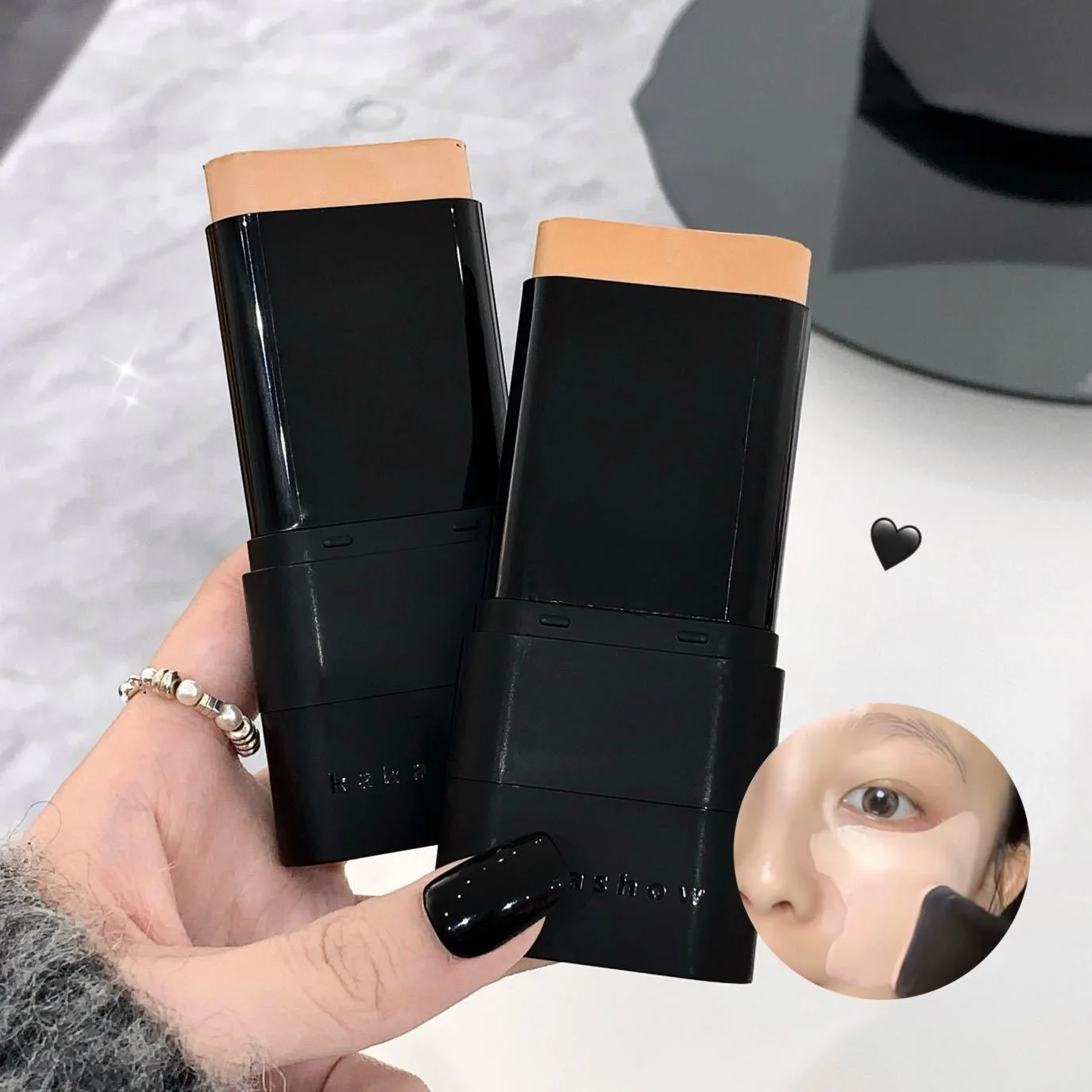 Eraser Foundation Stick Concealer Covering Acne Scarring Dark Under-eye Circles Makeup Cosmetics Liquid Foundation Stick Foundation Makeup Cream