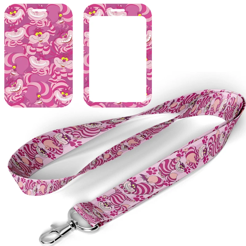 

B2102 Cartoon Lanyard ID Badge Holder Keychain Neck Strap Key Holder Hang Rope Keyrings Accessories Fahsion Souvenir Gifts